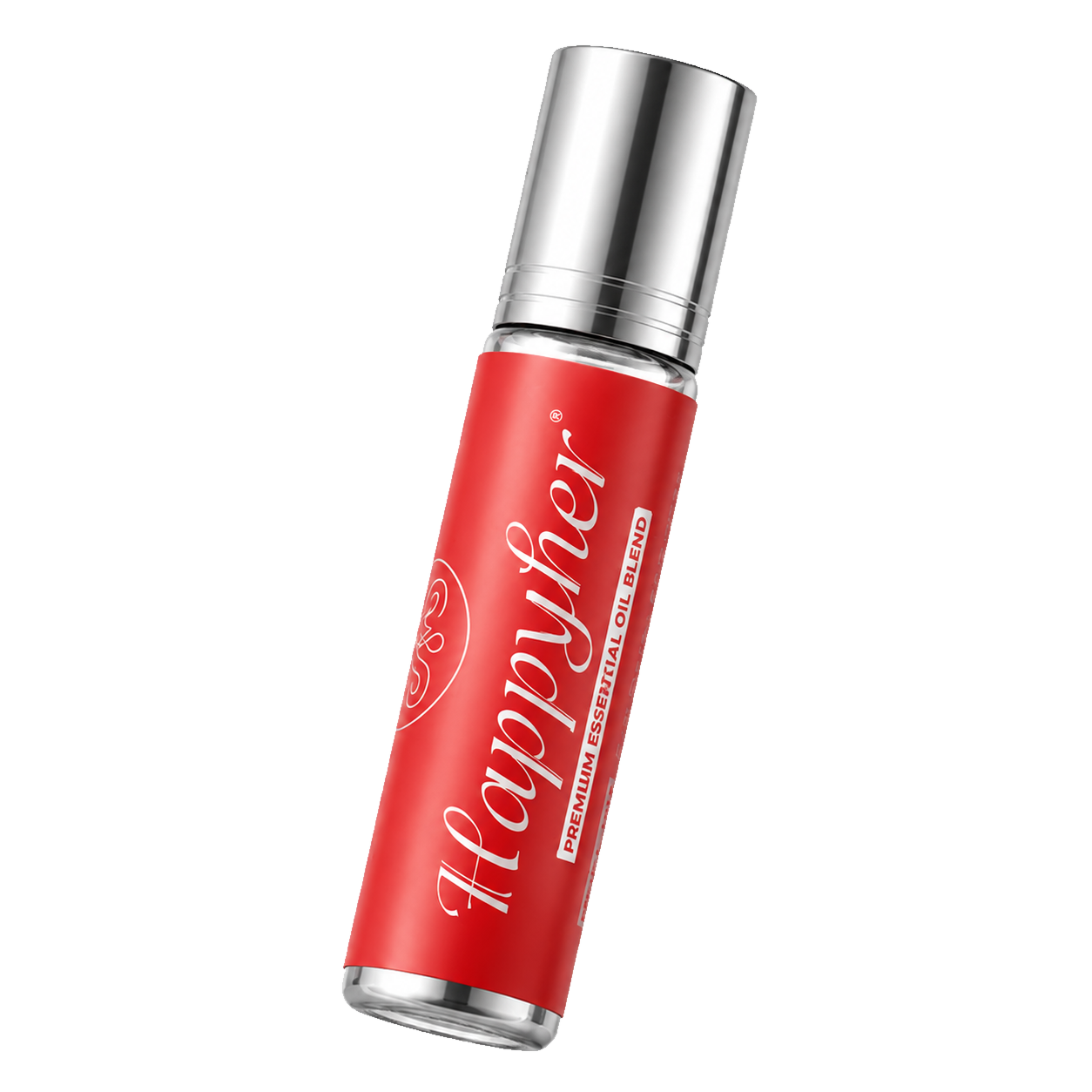 HappyHer premium essential oil blend bottle